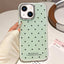 Glitter Powder Dots Pattern Rhinestone Large Hole Phone Case