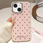 Glitter Powder Dots Pattern Rhinestone Large Hole Phone Case