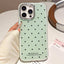 Glitter Powder Dots Pattern Rhinestone Large Hole Phone Case