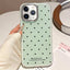 Glitter Powder Dots Pattern Rhinestone Large Hole Phone Case