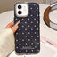 Glitter Powder Dots Pattern Rhinestone Large Hole Phone Case