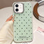 Glitter Powder Dots Pattern Rhinestone Large Hole Phone Case