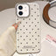 Glitter Powder Dots Pattern Rhinestone Large Hole Phone Case