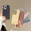 Glitter Powder Dots Pattern Rhinestone Large Hole Phone Case
