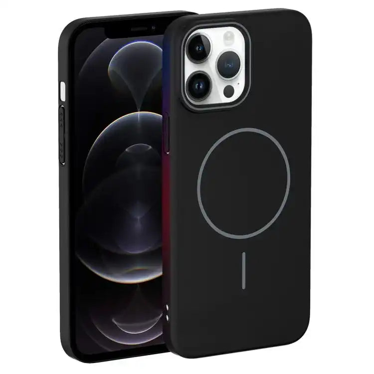 Thin Circle PC Injection MagSafe Phone Case