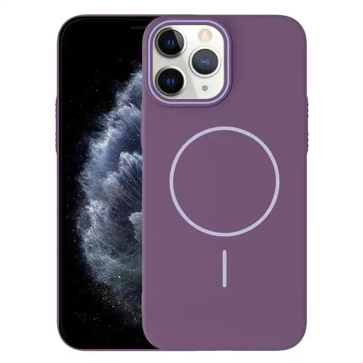 Thin Circle PC Injection MagSafe Phone Case