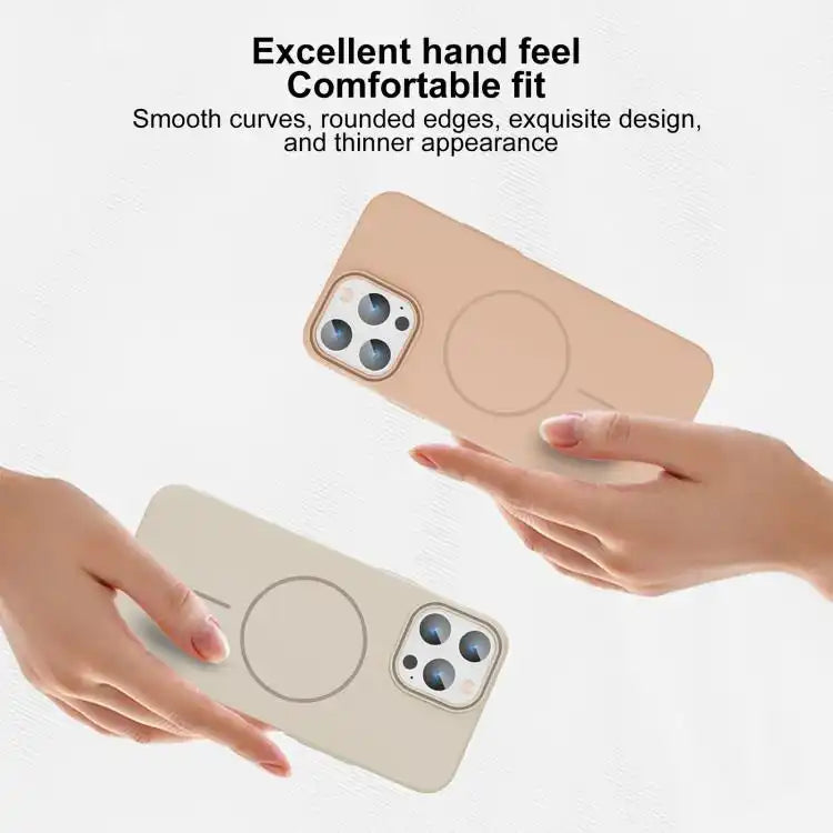 Thin Circle PC Injection MagSafe Phone Case