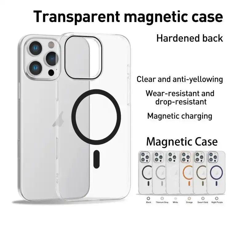 Clear PC Injection MagSafe Phone Case
