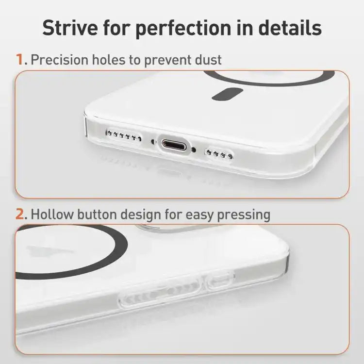 Clear PC Injection MagSafe Phone Case