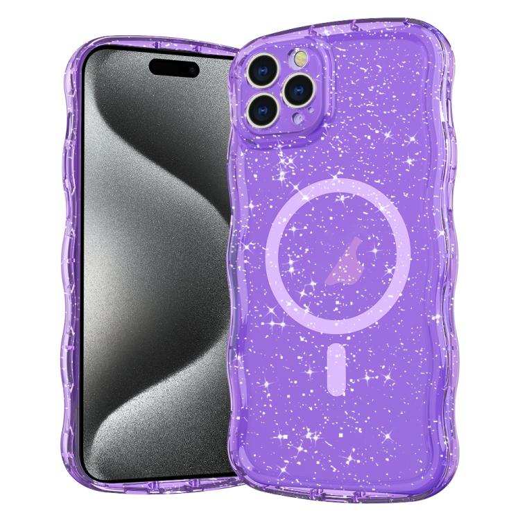 Wave Glitter MagSafe Magnetic TPU Phone Case