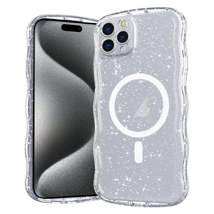 Wave Glitter MagSafe Magnetic TPU Phone Case