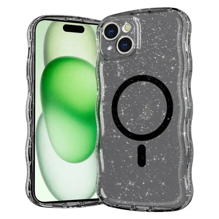 Wave Glitter MagSafe Magnetic TPU Phone Case
