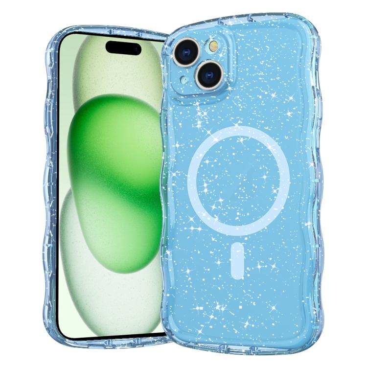 Wave Glitter MagSafe Magnetic TPU Phone Case