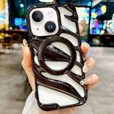 Cooling Hollow Electroplating TPU MagSafe Phone Case
