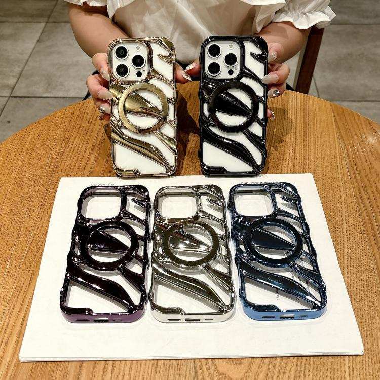 Cooling Hollow Electroplating TPU MagSafe Phone Case