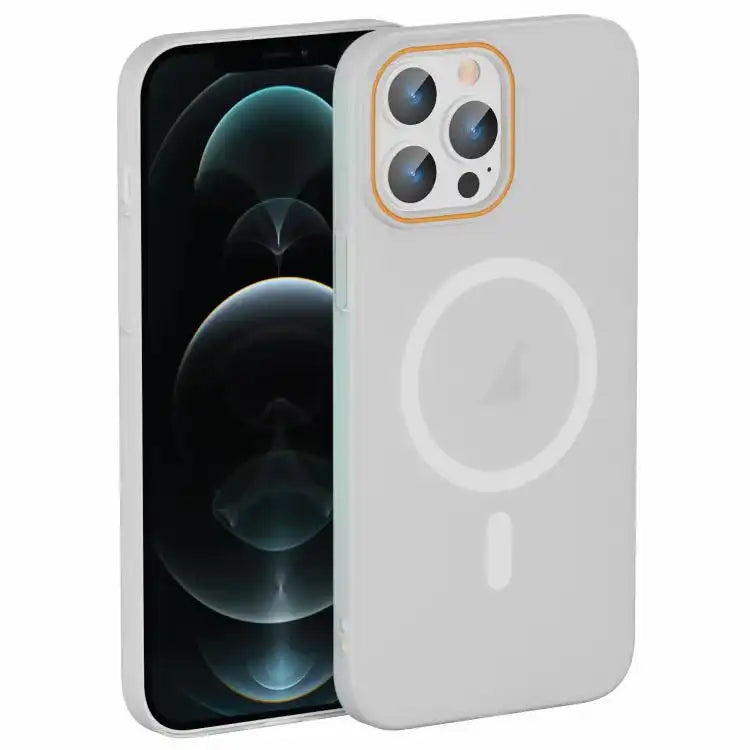 Translucent Frosted Skin PC MagSafe Phone Case