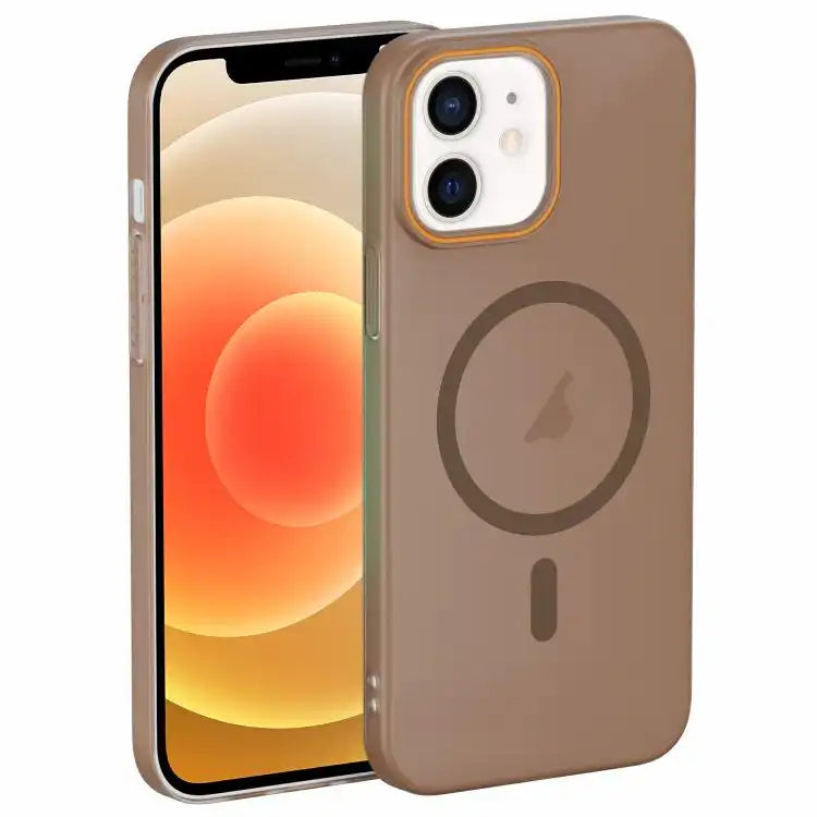 Translucent Frosted Skin PC MagSafe Phone Case