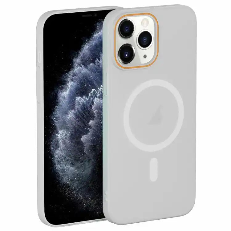 Translucent Frosted Skin PC MagSafe Phone Case