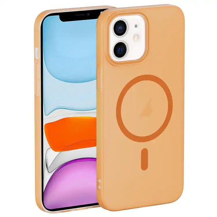 Translucent Frosted Skin PC MagSafe Phone Case