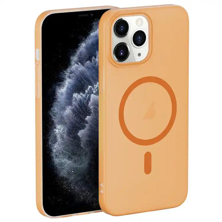 Translucent Frosted Skin PC MagSafe Phone Case