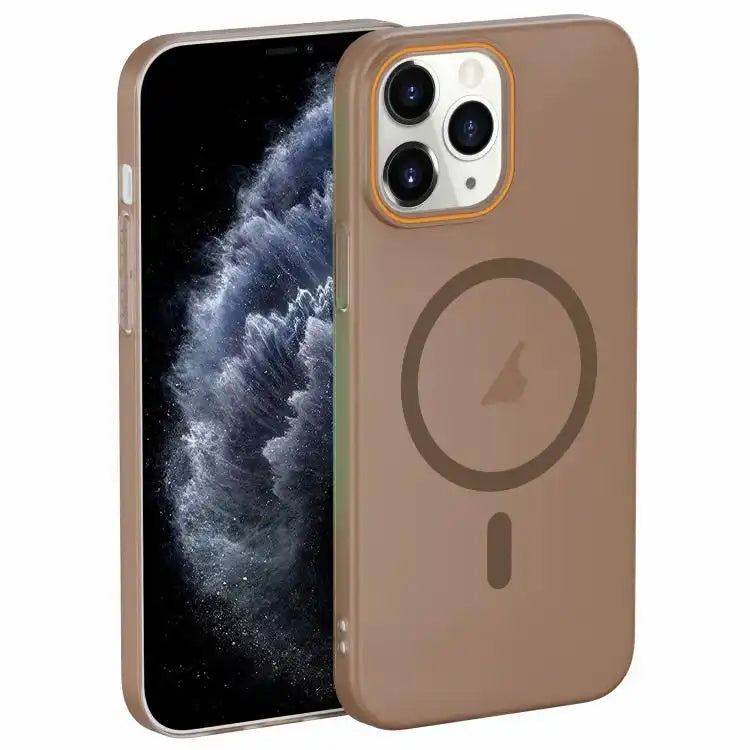 Translucent Frosted Skin PC MagSafe Phone Case