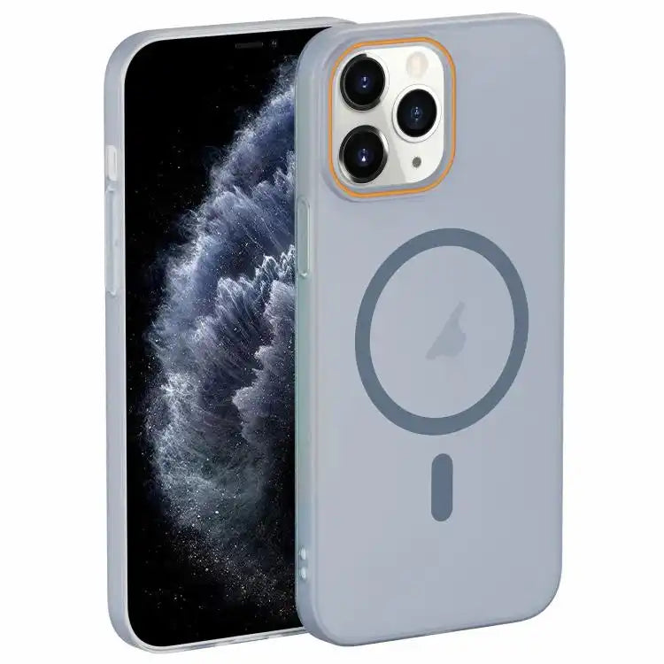 Translucent Frosted Skin PC MagSafe Phone Case
