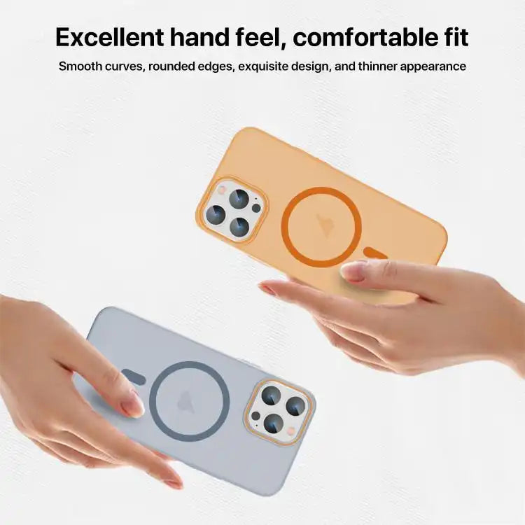 Translucent Frosted Skin PC MagSafe Phone Case