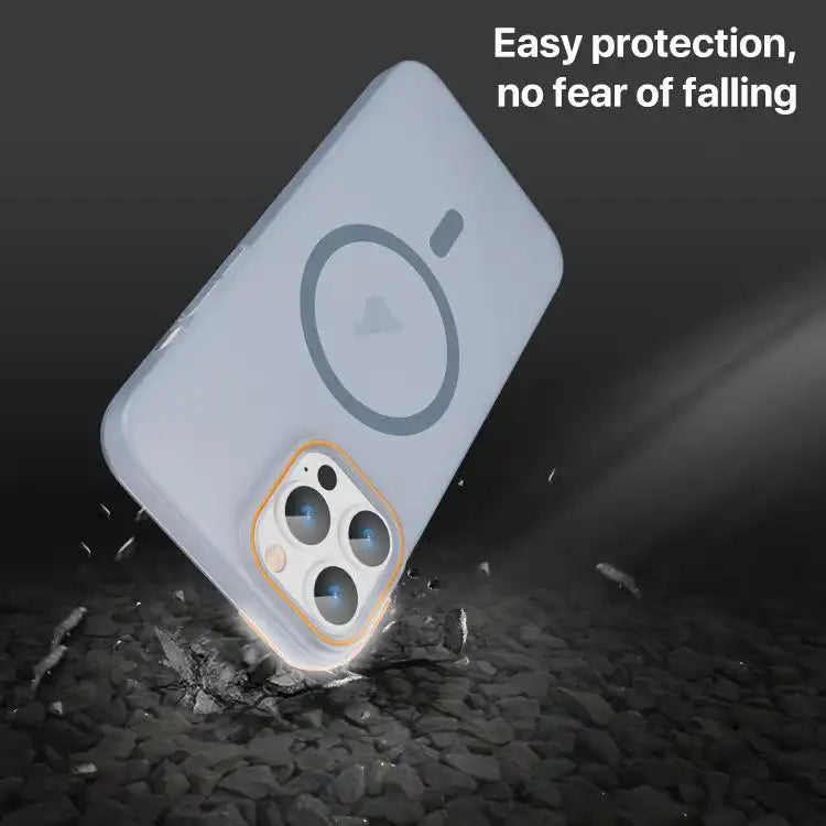 Translucent Frosted Skin PC MagSafe Phone Case