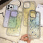 Holographic Starry Pattern TPU Hybrid IMD Full Coverage Phone Case