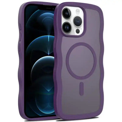 Skin Feel Wave Texture MagSafe Phone Case