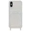 Transparent Card Slot TPU Phone Case with Lanyard Hole