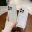 Transparent Card Slot TPU Phone Case with Lanyard Hole