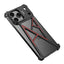 Four Corner Shockproof Lens Bracket Hollow Metal Phone Case