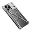 Four Corner Shockproof Lens Bracket Hollow Metal Phone Case