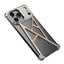 Four Corner Shockproof Lens Bracket Hollow Metal Phone Case