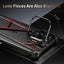 Four Corner Shockproof Lens Bracket Hollow Metal Phone Case