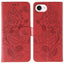 Rose Butterfly Embossed Leather Phone Case