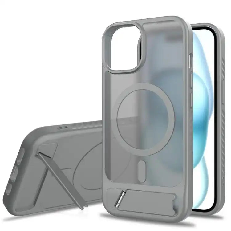 Frosted Holder PC Hybrid TPU MagSafe Phone Case