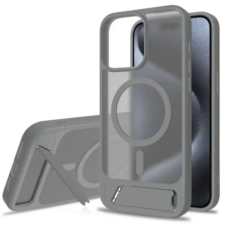 Frosted Holder PC Hybrid TPU MagSafe Phone Case