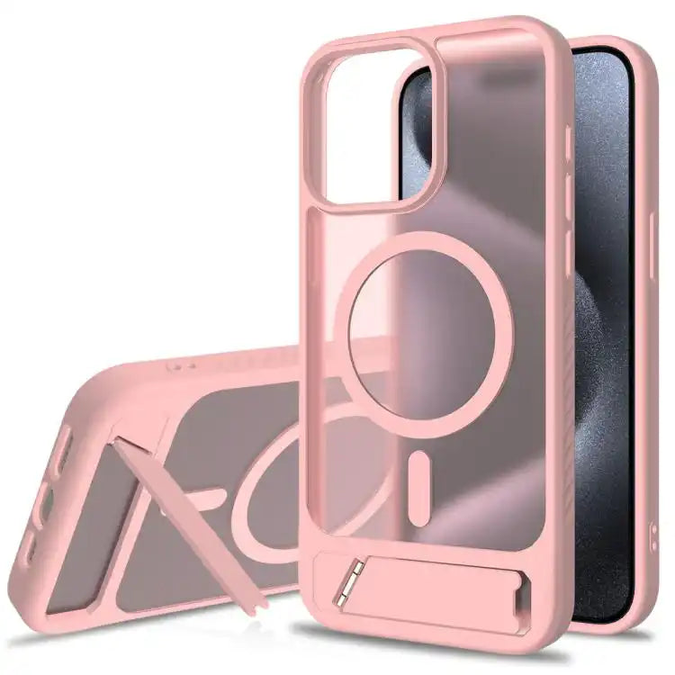 Frosted Holder PC Hybrid TPU MagSafe Phone Case