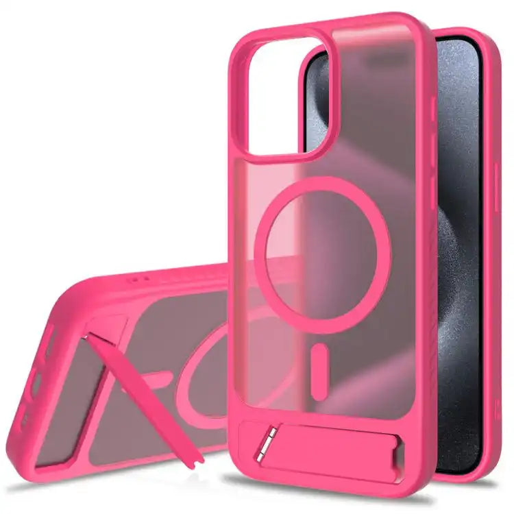 Frosted Holder PC Hybrid TPU MagSafe Phone Case