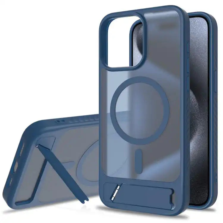 Frosted Holder PC Hybrid TPU MagSafe Phone Case
