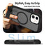 Frosted Holder PC Hybrid TPU MagSafe Phone Case