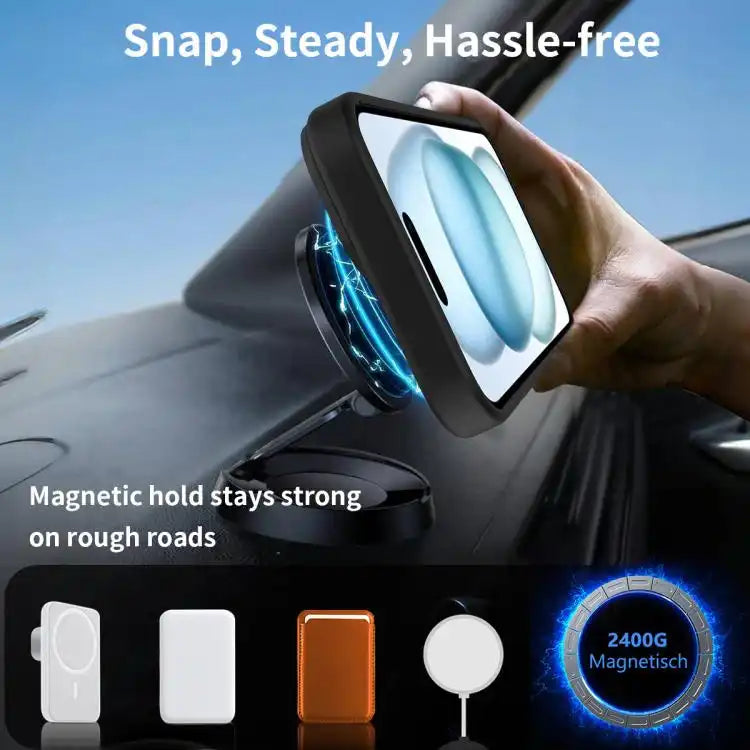 Frosted Holder PC Hybrid TPU MagSafe Phone Case