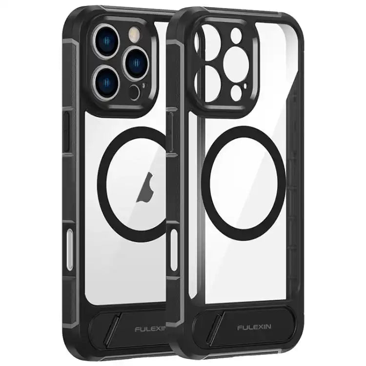 FULEXIN L1 Series Transparent MagSafe Holder Phone Case