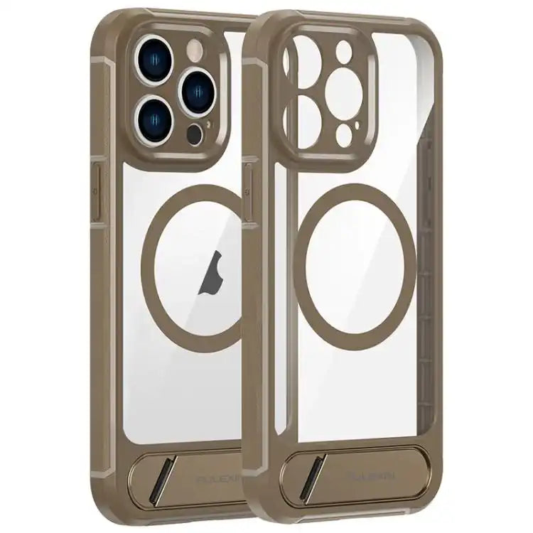 FULEXIN L1 Series Transparent MagSafe Holder Phone Case