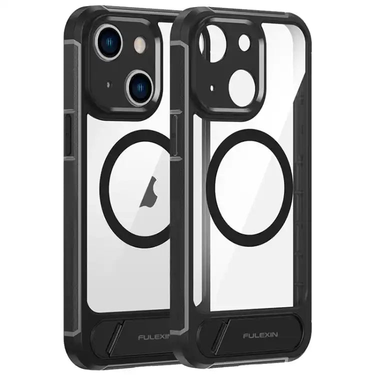 FULEXIN L1 Series Transparent MagSafe Holder Phone Case