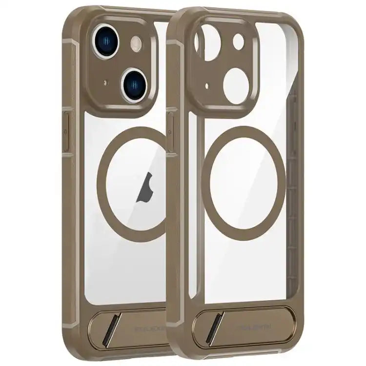 FULEXIN L1 Series Transparent MagSafe Holder Phone Case