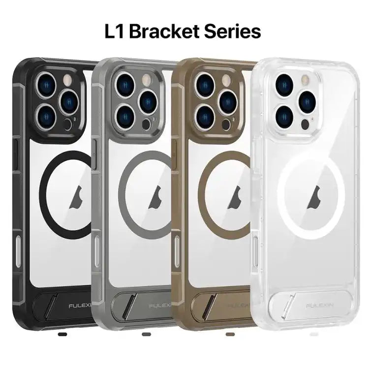 FULEXIN L1 Series Transparent MagSafe Holder Phone Case