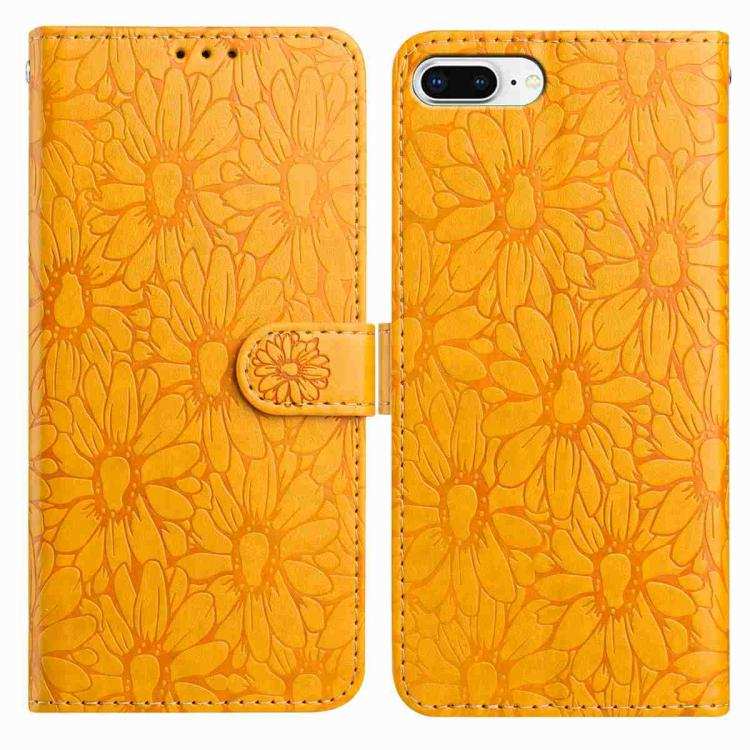 Daisy Embossed Leather Phone Case